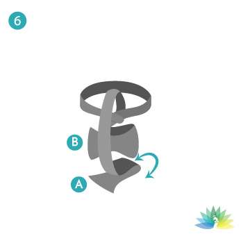 Ruth Nathan's - How to tie a tie - step 6